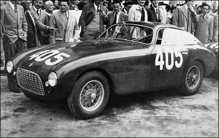 Luigi Villoresi i Piero Cassani – Ferrari 340 America Berlinetta Vignale.